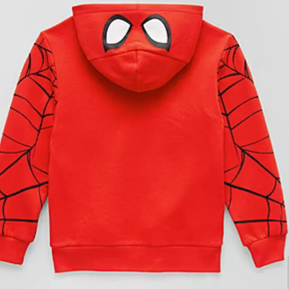 Marvel Spider-Man Kids Costume Hoodie - Red and Blue - Picture 2 of 3